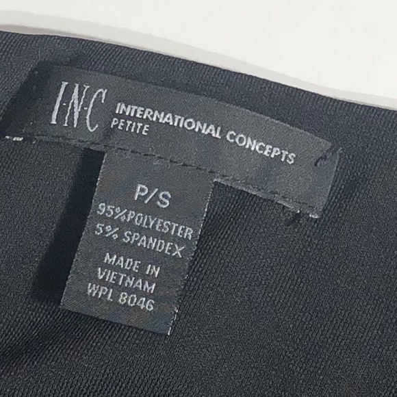 NWOT INC International Concepts Black Skirt P/S - Picture 5 of 7